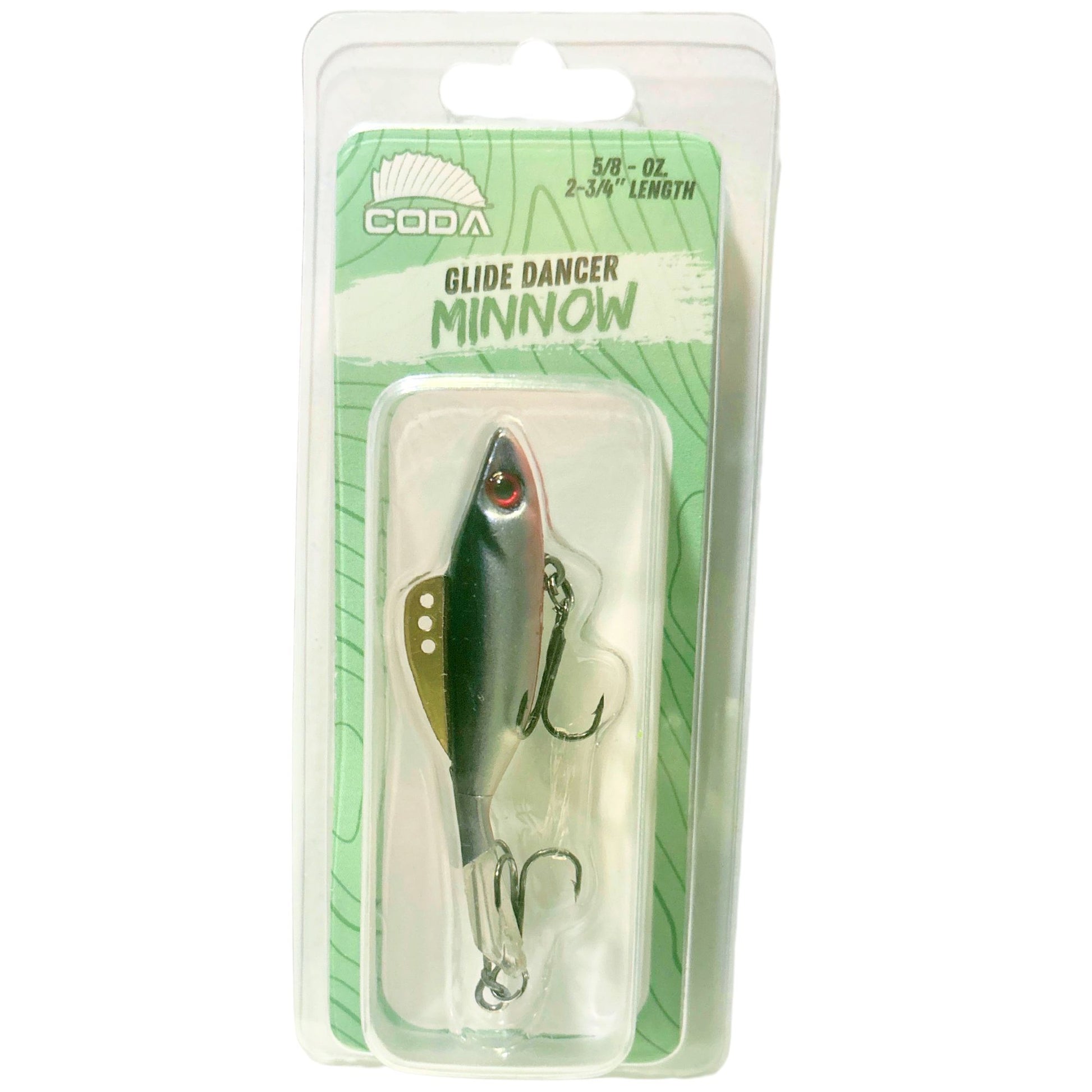 dancing minnow fishing lure Glide Dancer Minnow Silver Bar - 1/8th oz