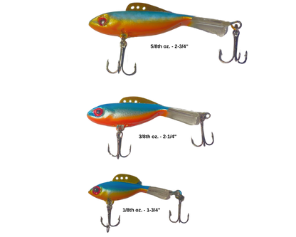 Glide Dancer Minnow Blue/Yellow Tiger