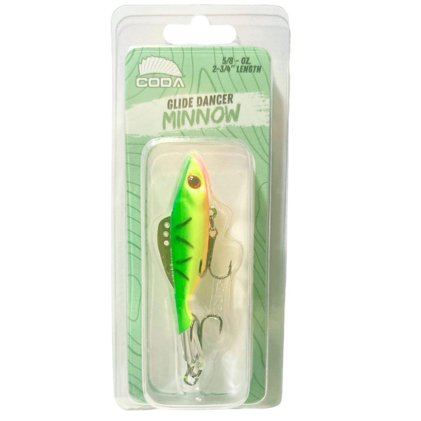 Glide Dancer Minnow Chartreuse Tiger