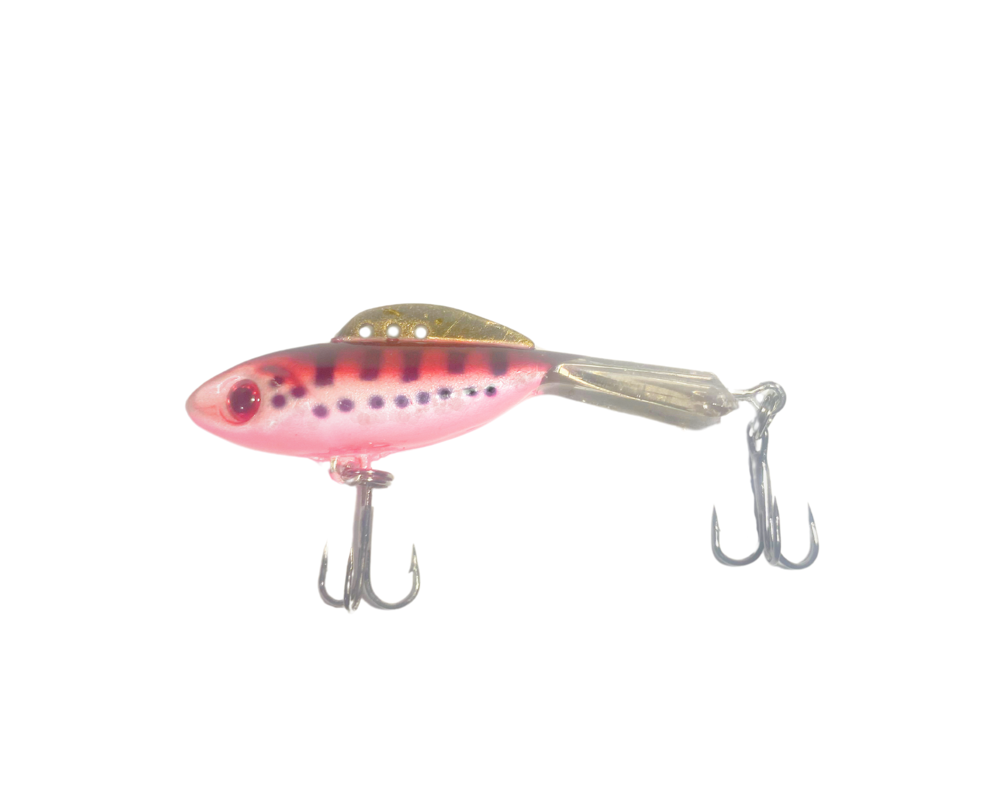 dancing minnow fishing lure Glide Dancer Minnow Pink Tiger - 3/8th oz